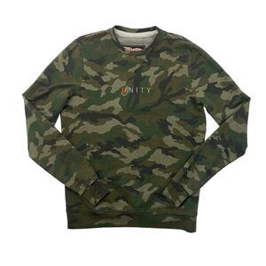San Francisco Work Shirts Mens S Small Camo Unity Pride Fleece Cotton Blend Crew